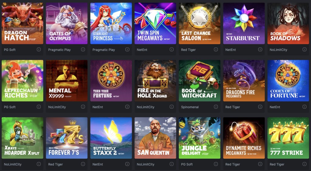 BC Game Crypto Casino most popular games