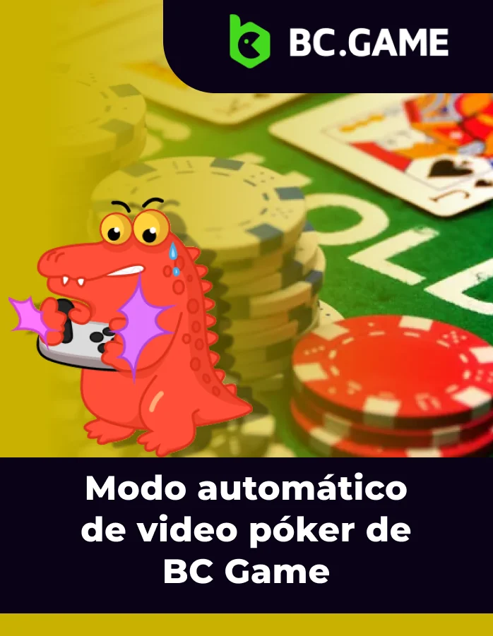 Jugar BC Game Video poker en línea con modo automático